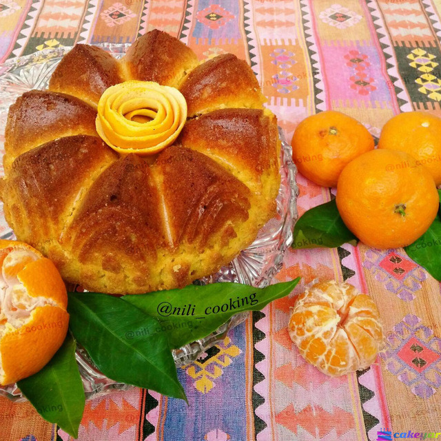 طرز تهیه کیک ماست نارنگی